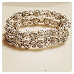 Double Sparkle Stretch Bracelet - image 1